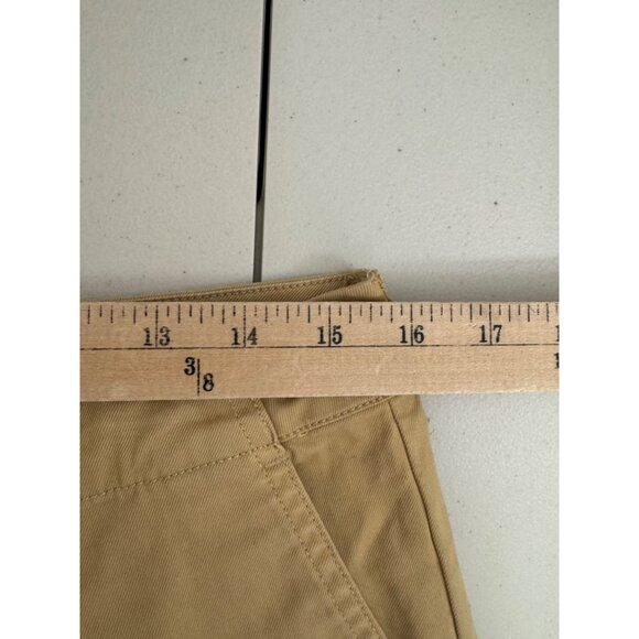 Alex Mill Pleated Boy Chino ‎ Pants tan cropped preppy 90s sz 8 - Picture 4 of 11